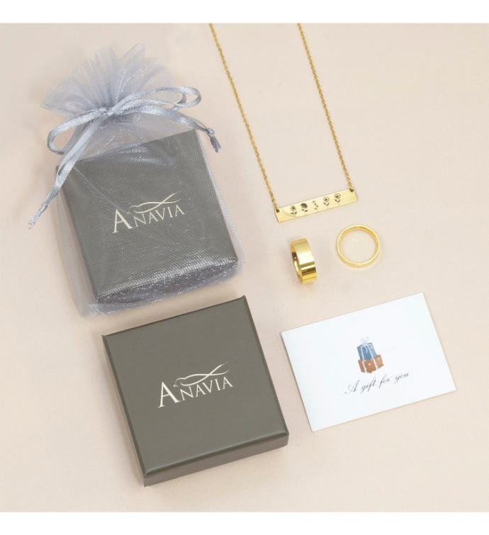 Anavia Graduation Class of 2020 Mini Dainty Disc Pendant Necklace